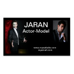 Actor Headshot Business Cards business cards