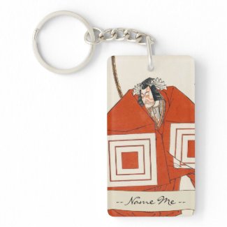 Actor Ichikawa Danjûrô V in Shibaraku katsukawa Rectangle Acrylic Keychains