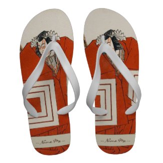 Actor Ichikawa Danjûrô V in Shibaraku katsukawa Sandals