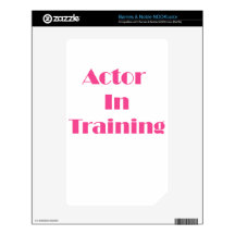 Actor in Training Decals For The NOOK Color
