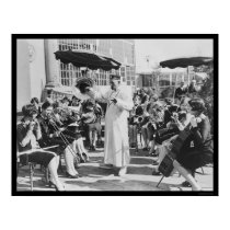 Actor Lon Chaney as Mr. Wu with Girls Band 1927 posters
