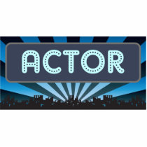 Actor Marquee photo sculptures