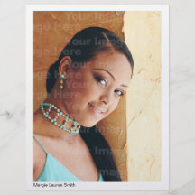 Actor/Model Headshot With Resume Version 2 Personalized Flyer