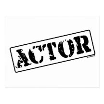 Actor Stamp Postcards