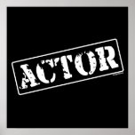 Actor Stamp Poster