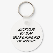 Actor Superhero by Night keychains