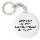 Actor Superhero by Night keychains