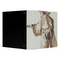 Actor with a Broad-rimmed Hat Vinyl Binder