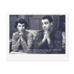 Actors Benedicta Leigh and Michael Aldridge Post Card