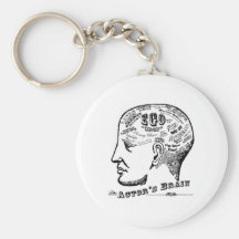 Actor's Brain Keychain
