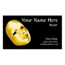 Actors business cards