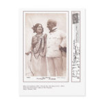 Actors  Carrie Moore & Fred Kaye Postcard