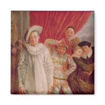 Actors of the Comedie Italienne Fridge Magnet