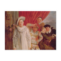 Actors of the Comedie Italienne Post Card