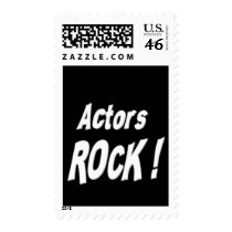 Actors Rock ! postage by TShirtDotCom Actors Rock ! postage