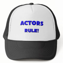 Actors Rule! hats by professions Actors Rule! hats