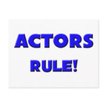 Actors Rule! postcards