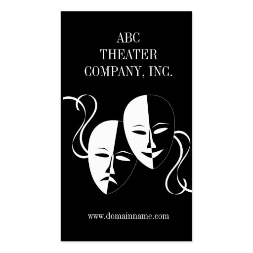Actress / Actor / Theater Performer Business Card (front side)