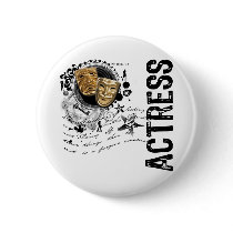 Actress Alchemy of Acting Pinback Buttons
