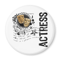 Actress Alchemy of Acting Fridge Magnets