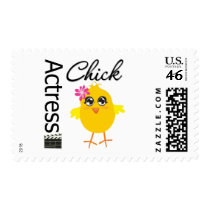 Actress Chick Postage Stamps
