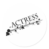 Actress Cool products! stickers