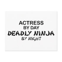 Actress Deadly Ninja by Night Postcard