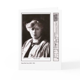 Actress Ellen Terry Greeting Card card