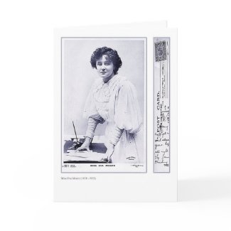 Actress Eva Moore Greeting Card card