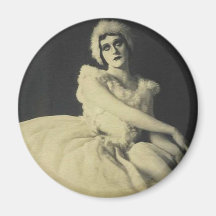 actress in ballerina outifit magnet close up
