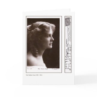 Actress Pauline Chase Greeting Card card