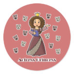 Actress Princess Stickers