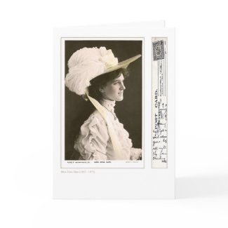 Actress Zena Dare Greeting Card card