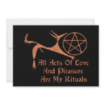 Acts Of Love And Pleasure Custom Announcements