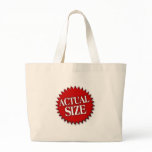 Actual Size Tote Bags