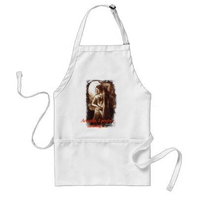 Actually, I prefer dancing... Funny Apron by Linandara