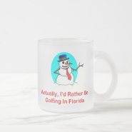 Actually, I'd Rather Be Golfing In Florida Mugs