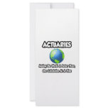 Actuaries...Making the World a Better Place Custom Rack Cards