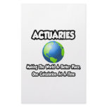 Actuaries...Making the World a Better Place Stationery Paper
