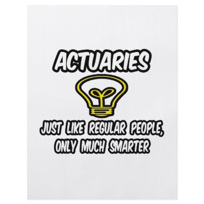Actuaries...Regular People, Only Smarter Personalized Flyer by Actuary_Shirts