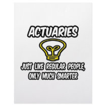 Actuaries...Regular People, Only Smarter Letterhead Design