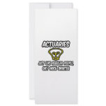 Actuaries...Regular People, Only Smarter Rack Card Design