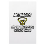 Actuaries...Regular People, Only Smarter Customized Stationery