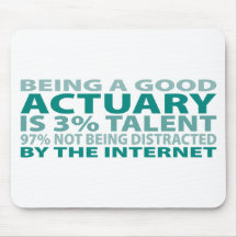 Actuary 3% Talent Mouse Mat