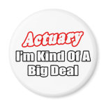 Actuary...Big Deal Fridge Magnet