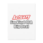 Actuary...Big Deal Postcard