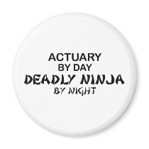 Actuary Deadly Ninja by Night Magnets