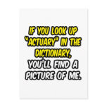 Actuary In Dictionary...My Picture Postcards