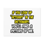 Actuary In Dictionary...My Picture Post Cards