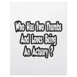 Actuary Joke...Two Thumbs Customized Letterhead